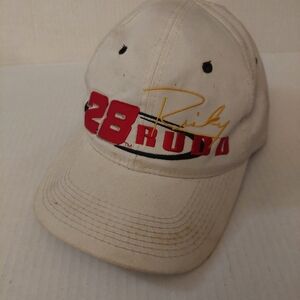 VINTAGE Ricky Rudd #28 Nascar Cap HAT Racing